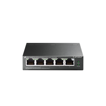 Switch TP-Link TL-SF1005LP – 5 Puertos 10/100 Mbps, 4 Puertos PoE, Soporte IEEE 802.3af, Escritorio