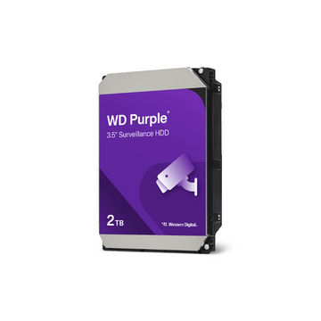 Disco Duro 2TB Western Digital Purple 3.5” WD23PURZ – Vigilancia 24/7, SATA III, para NVR/DVR