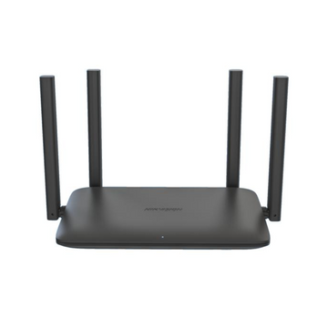 Router Inalámbrico Gigabit Doble Banda Hikvision DS-3WR15X/US – Wi-Fi 6, 1501 Mbps, 4 Puertos LAN Gigabit, 4 Antenas Externas