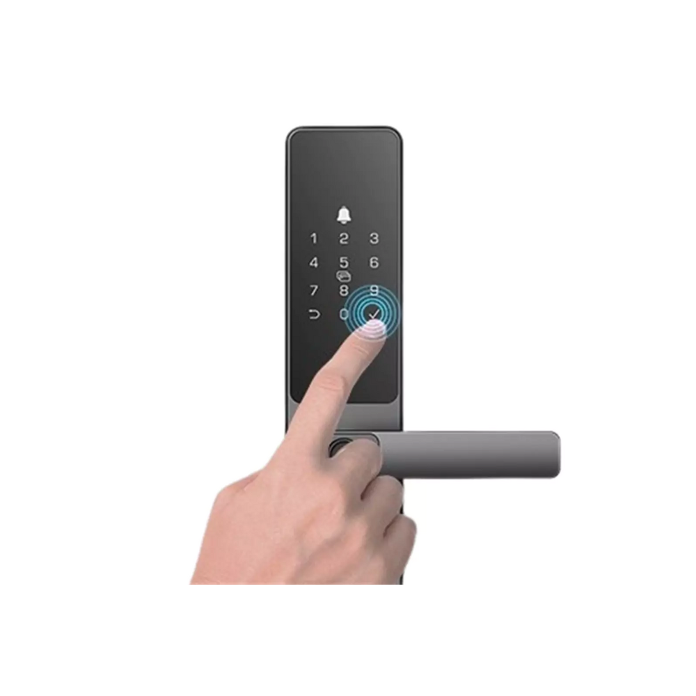 Cerradura Inteligente EZVIZ CS-DL05-R200-WBCP con Wi-Fi, Huella Dactilar, Bluetooth y Acceso Remoto