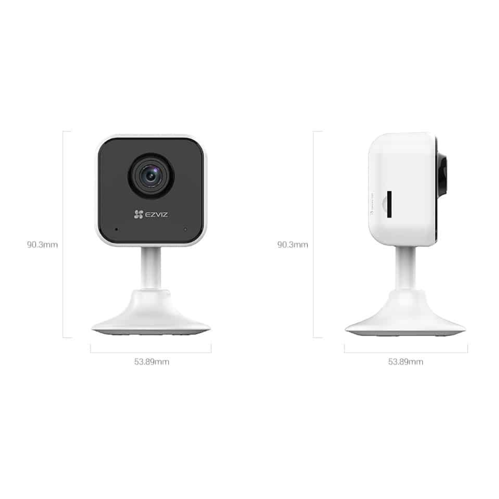 Cámara Wi-Fi Interior EZVIZ CS-H1C-R101-1G2WR | FHD 1080p, Audio Bidireccional, Visión Nocturna 10m, Compatible con Alexa y Google Assistant