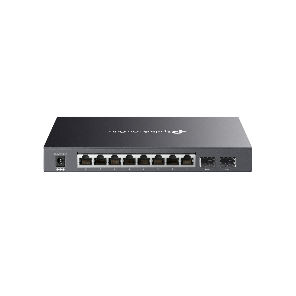 Switch TP-Link TL-SG2210P Administrable Gigabit PoE de 8 Puertos + 2 SFP, 53W, VLAN, STP, IGMP