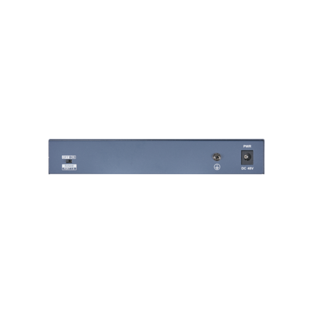 Switch PoE+ No Administrable Hikvision DS-3E0109P-EM(B) – 8 Puertos 10/100 Mbps, 1 Puerto Uplink 100 Mbps, Potencia PoE hasta 60W
