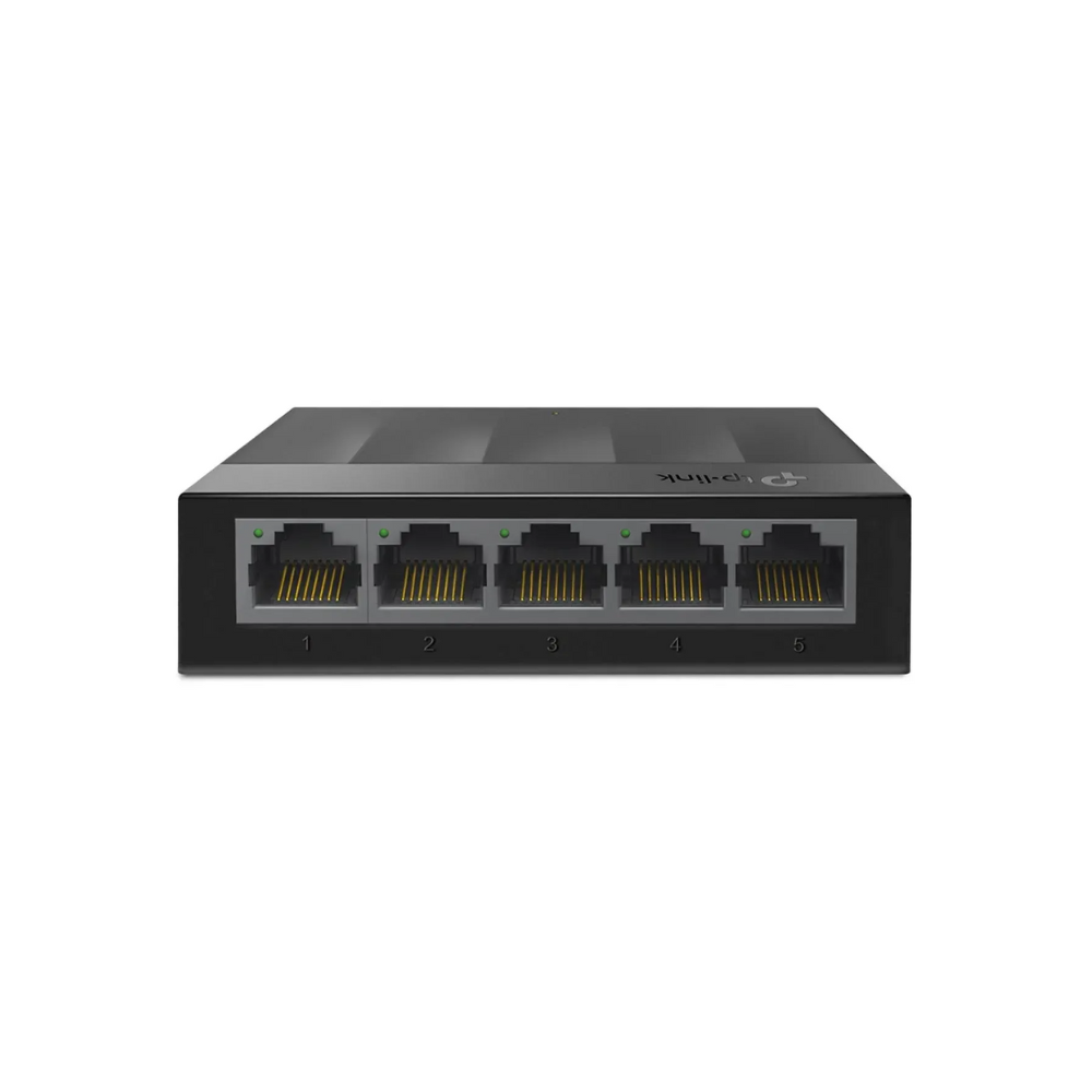 Switch TP-Link LS1005G – 5 Puertos Gigabit RJ45 | Diseño de Escritorio | Carcasa Plástica | Plug and Play