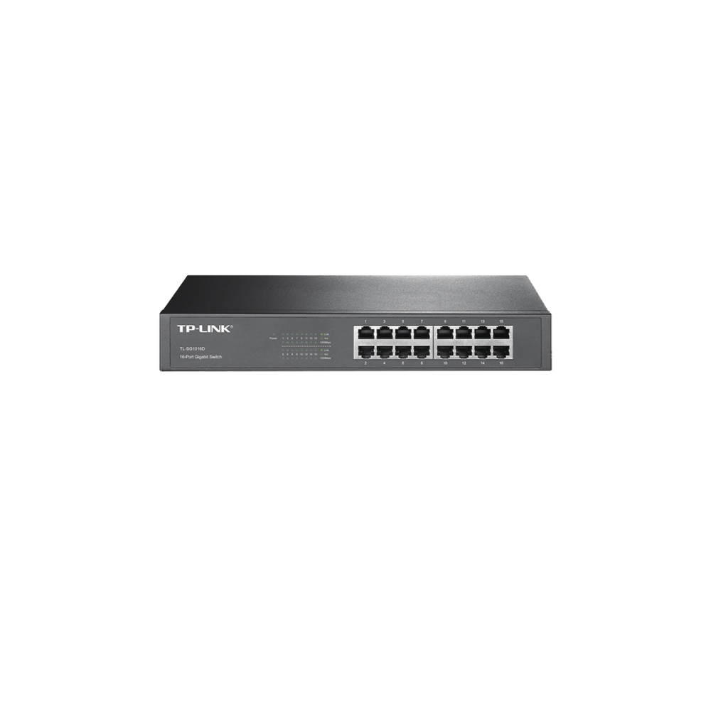 TP-Link TL-SG1016D – Switch Gigabit de 16 Puertos para Redes Profesionales