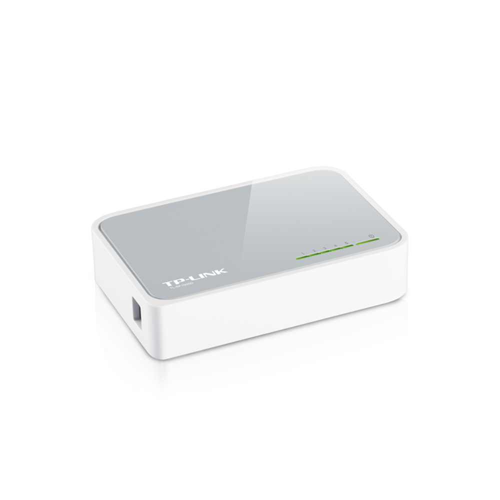 Switch TP-Link TL-SF1005D de 5 Puertos 10/100 Mbps, Escritorio, Carcasa Plástica Blanca