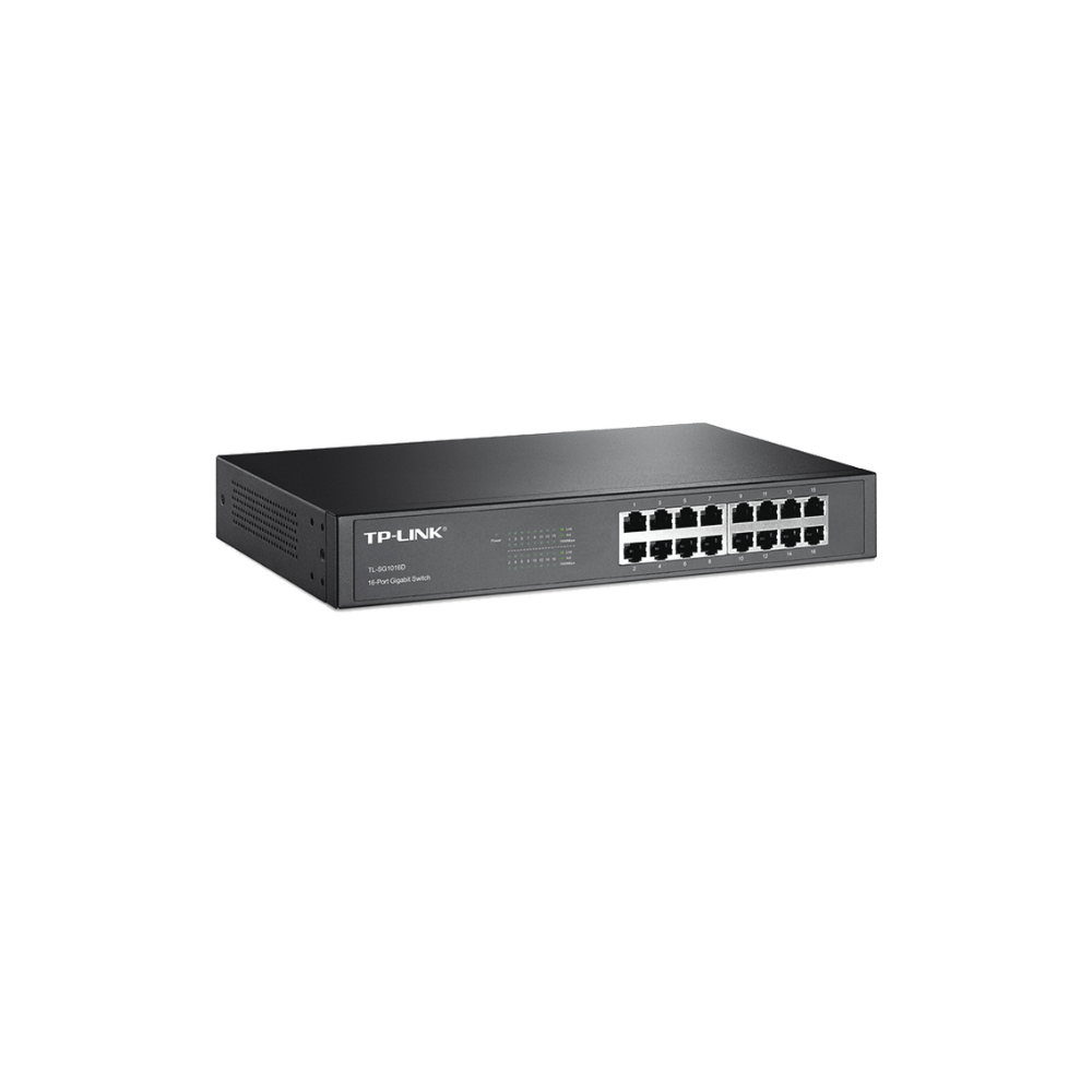 TP-Link TL-SG1016D – Switch Gigabit de 16 Puertos para Redes Profesionales