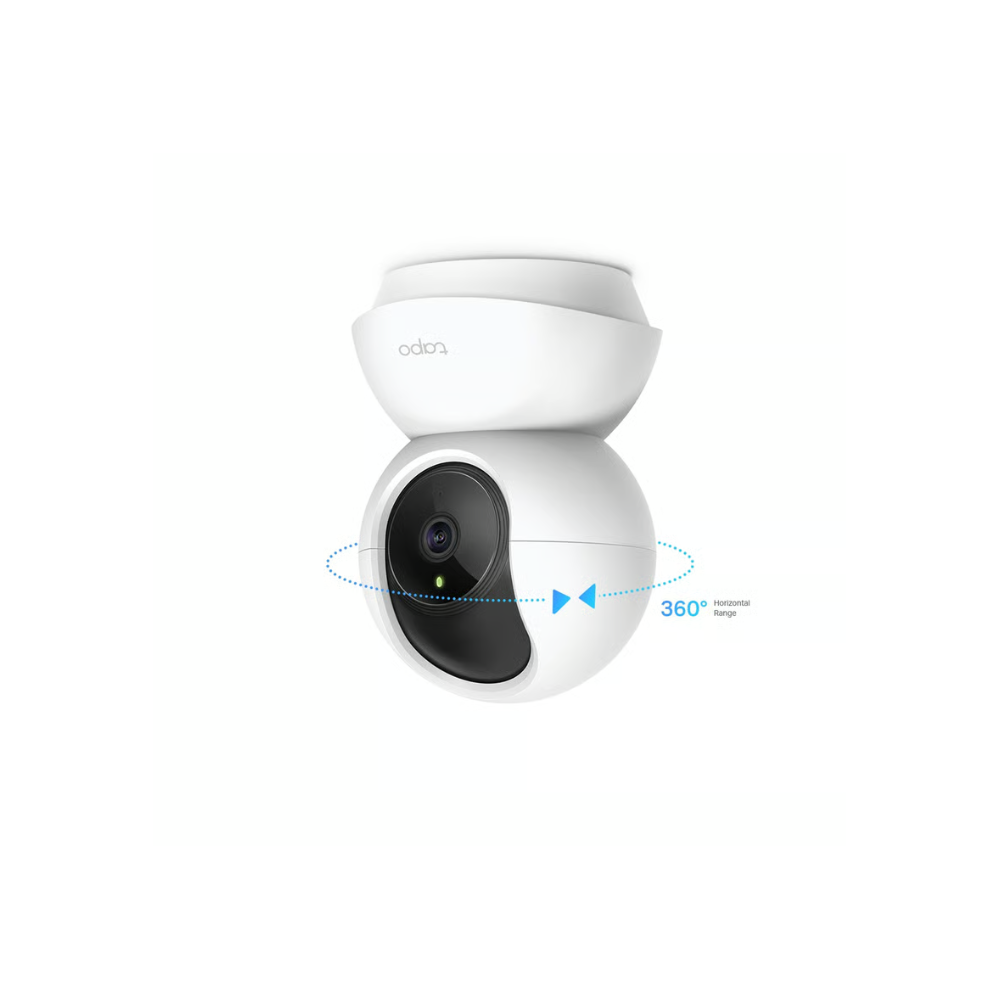 Cámara de Seguridad Wi-Fi TP-Link Tapo C210 – 3MP Pan/Tilt, Visión Nocturna, Audio Bidireccional, Almacenamiento Local, Compatible con Alexa y Google Assistant