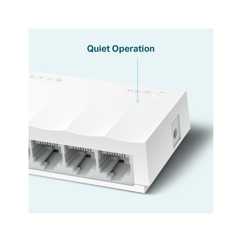 Switch de Escritorio TP-Link LS1005 – 5 Puertos RJ45 10/100 Mbps, Caja Plástica