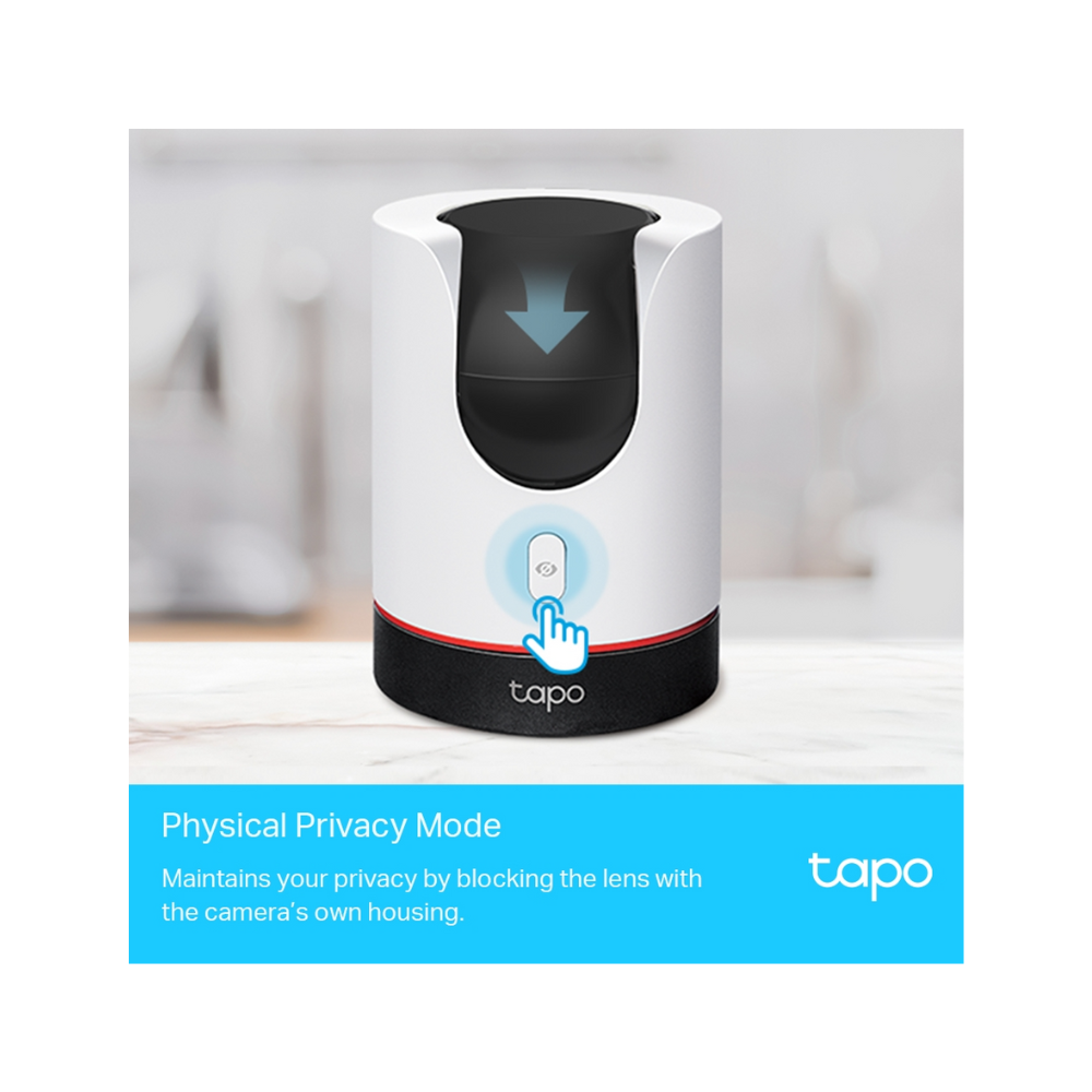 Cámara de Seguridad Wi-Fi TP-Link Tapo C225 – 2K QHD, Pan/Tilt, IA Inteligente, Audio Bidireccional, Visión Nocturna, Alarma y Control por Voz
