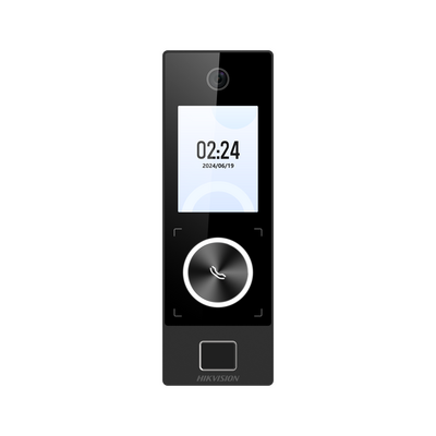 Biométrico de Control de Acceso y Tiempo y Asistencia Facial y Código QR Hikvision DS-K1T323MBWX-QRE1