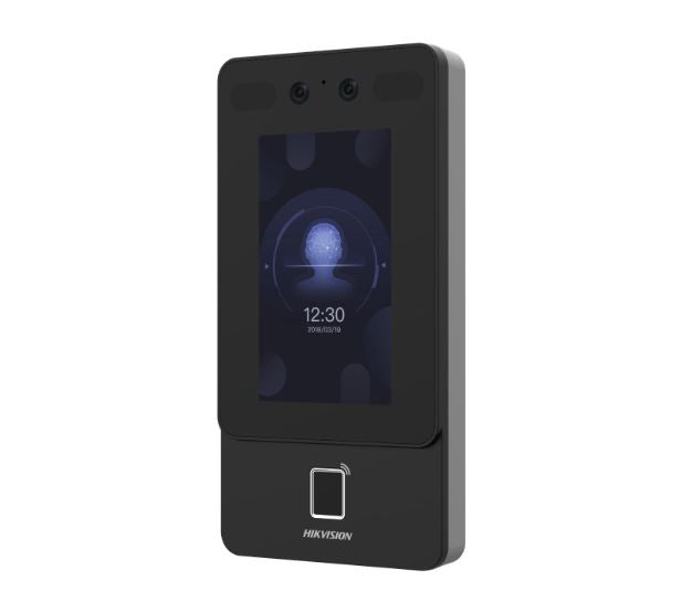 Terminal de Reconocimiento Facial Hikvision DS-K1T342MFWX-E1 con Pantalla Táctil 4.3", PoE, WiFi y Control de Acceso Multifuncional