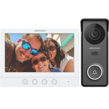 Kit de Videoportero Analógico metálico HIKVISION DS-KIS213-B