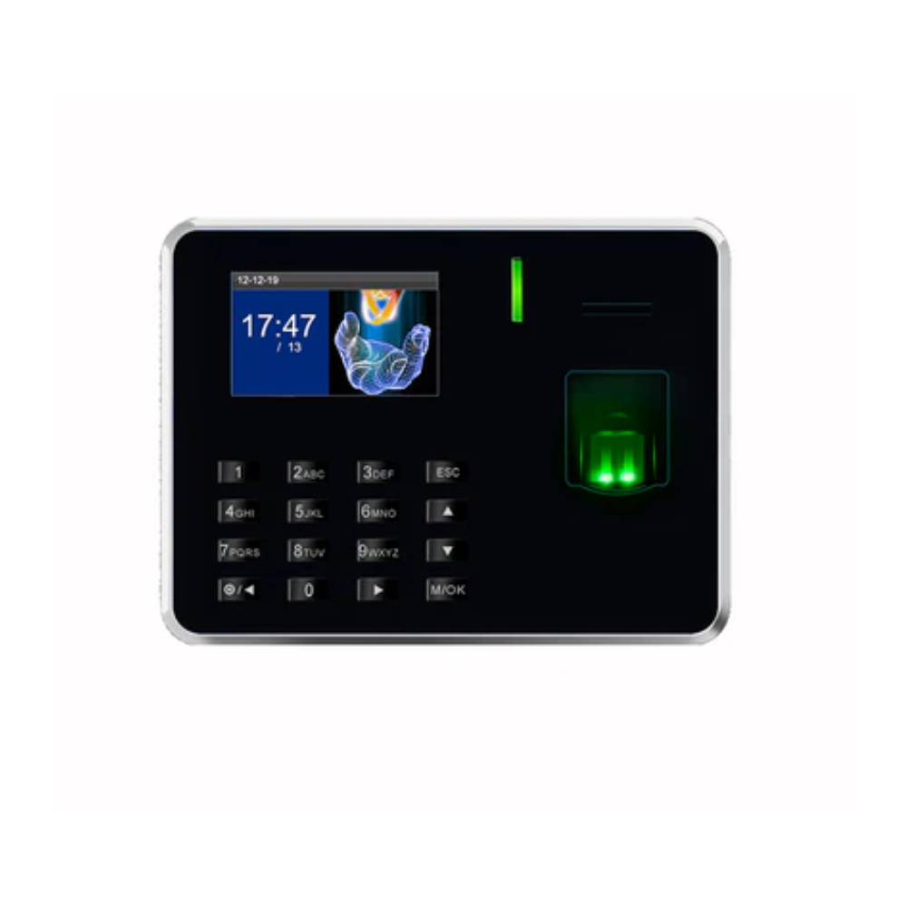 Terminal de control de acceso ZKTeco K50/ID | Huella digital, tarjeta RFID, pantalla 2.8", comunicación TCP/IP y USB-Host
