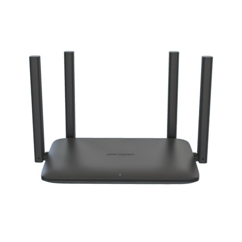 Router Inalámbrico Gigabit Doble Banda Hikvision DS-3WR15X/US – Wi-Fi 6, 1501 Mbps, 4 Puertos LAN Gigabit, 4 Antenas Externas