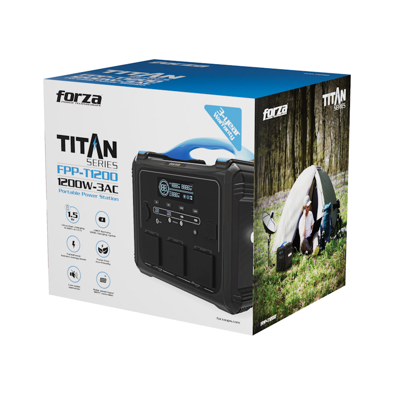 Generador Eléctrico Portátil Forza Serie TITAN FPP-T1200