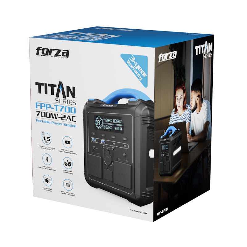 Generador Eléctrico Portátil Forza Serie TITAN FPP-T700