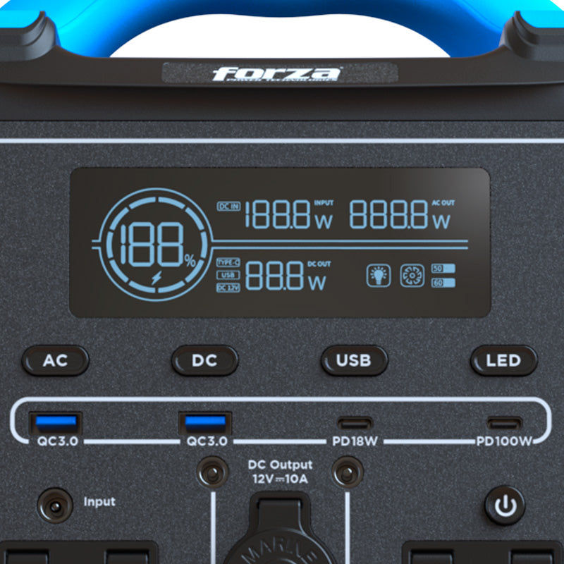 Generador Eléctrico Portátil Forza Serie TITAN FPP-T700
