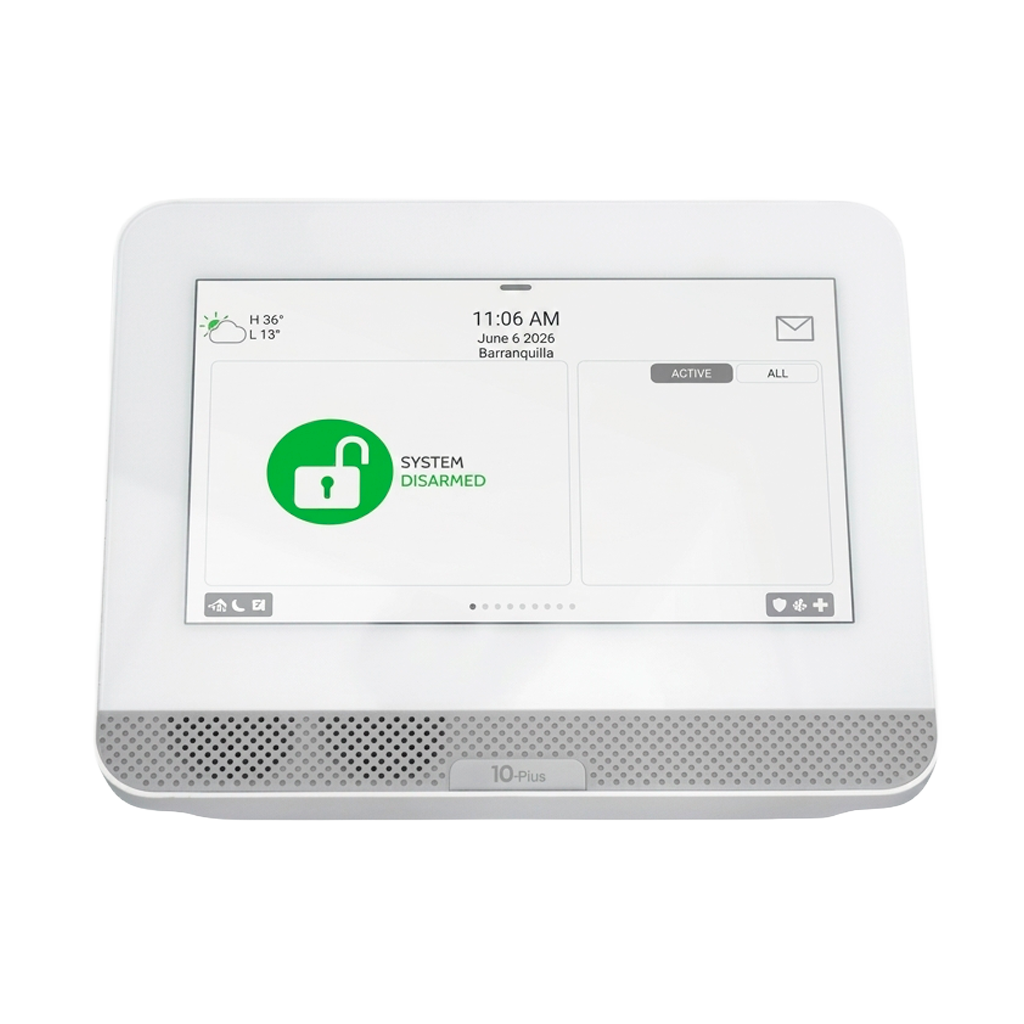 Panel de Alarma Inteligente Todo-en-Uno IQ4 Hub IQPH391 de DSC IQ compatible con automatización.