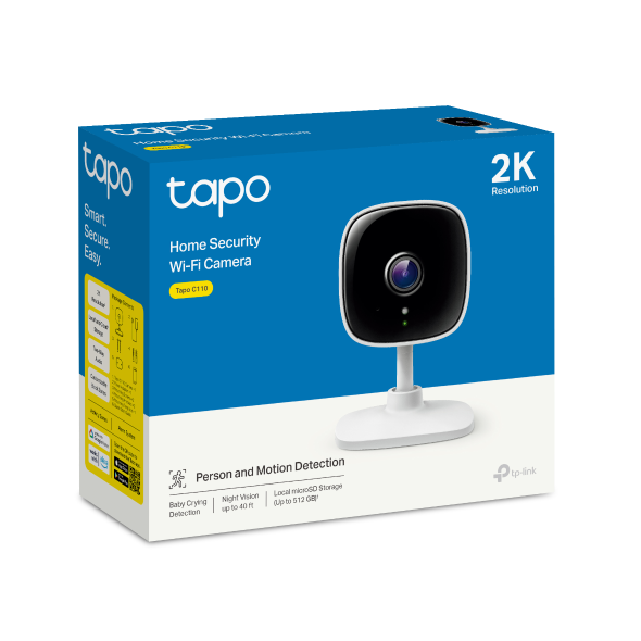 Cámara Wi-Fi fija para Interiores 2K/3MPX TP-Link Tapo C110