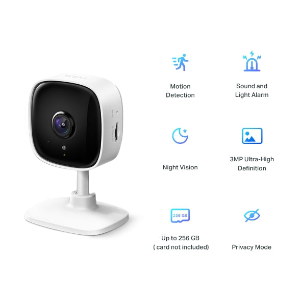 Cámara Wi-Fi fija para Interiores 2K/3MPX TP-Link Tapo C110