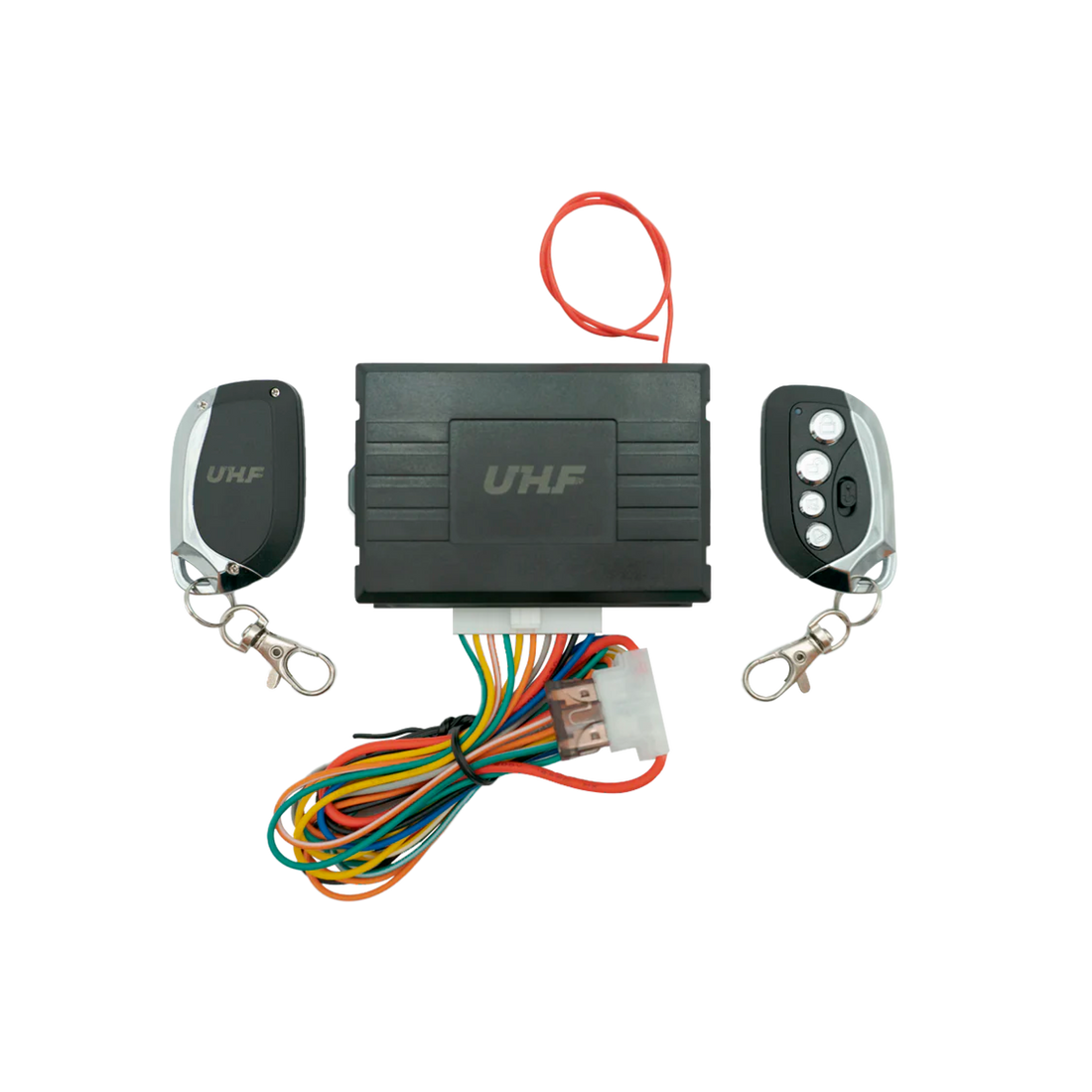 Kit de controles remotos y operador para control de acceso y alarma UHF.