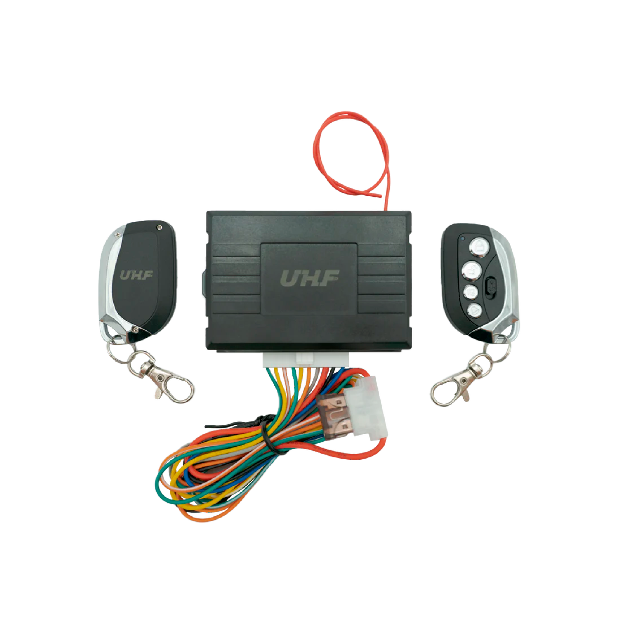 Kit de controles remotos y operador para control de acceso y alarma UHF.