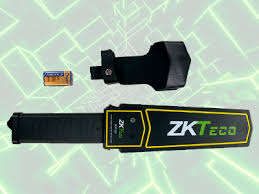 Detector de Metales Manual Portátil ZKTeco ZKD100S. Incluye Batería Recargable Y Cargador