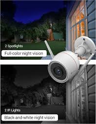 Cámara de Seguridad Wi-Fi para Exteriores EZVIZ H3c 2K+ CS-H3C-R100-1J4WKFL