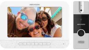 Kit de Videoportero análogo de 4 Hilos Metálico HIKVISION DS-KIS202T