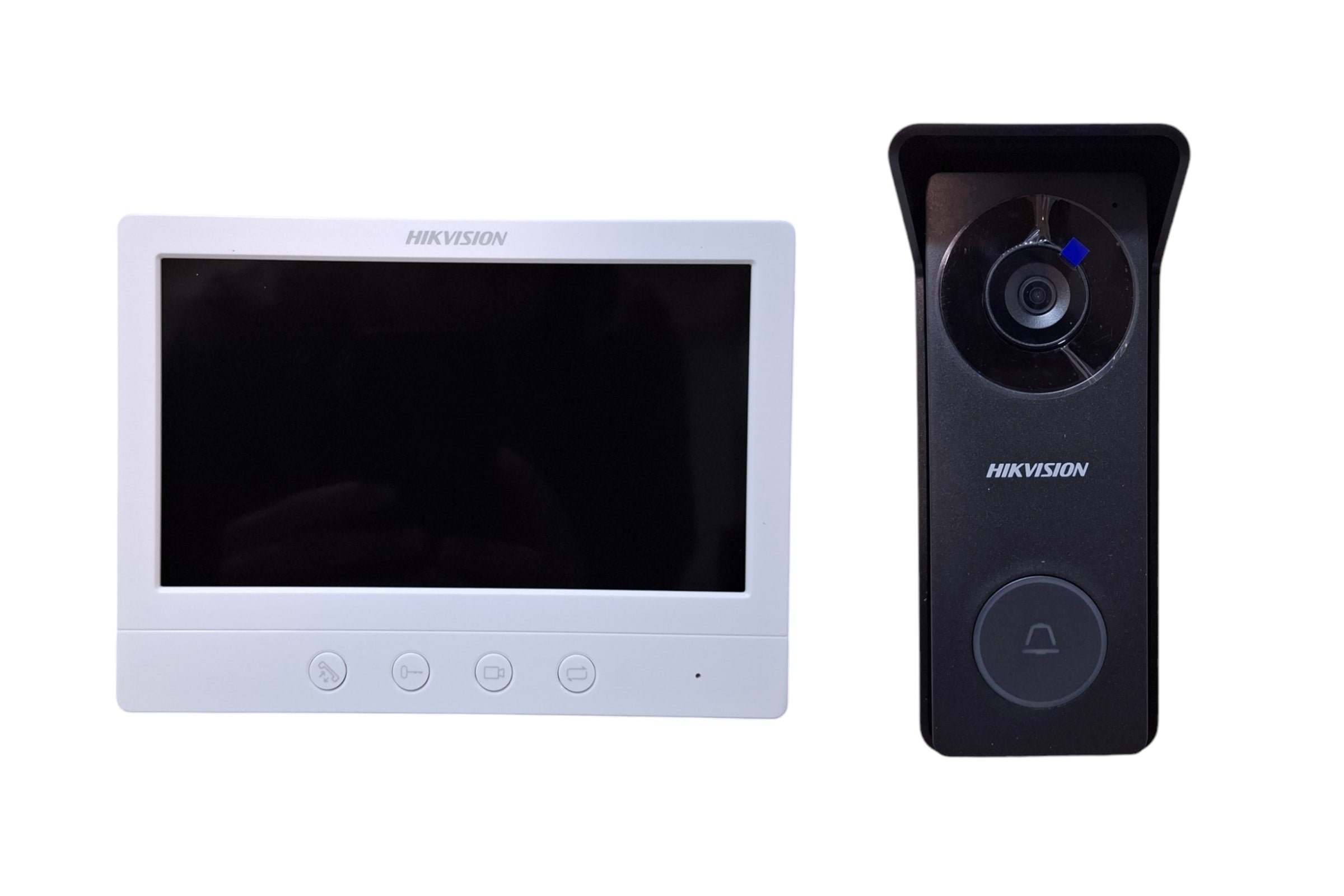 Kit de Videoportero Analógico metálico HIKVISION DS-KIS213-B