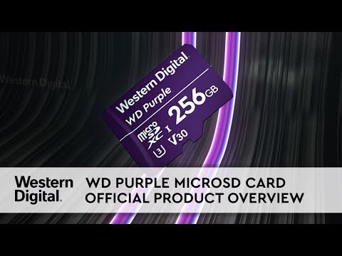 Tarjeta microSD WD Purple 128GB SC QD101 – Almacenamiento para Videovigilancia 24/7